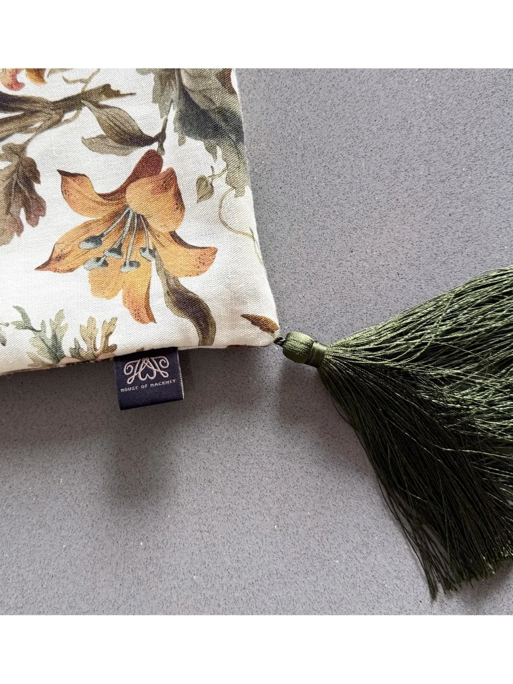 HOUSE OF HACKNEY $320 Medium Cotton Sunflower Avalon Tassel Pillow